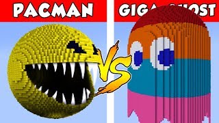PACMAN vs GIGA GHOST - PvZ vs Minecraft vs Smash
