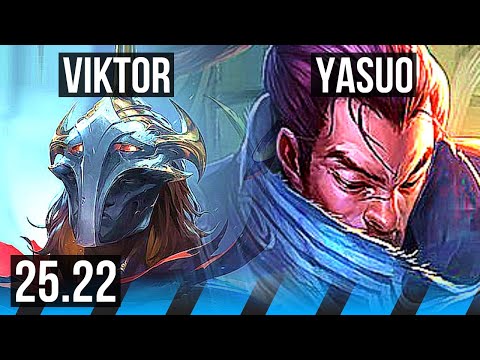VIKTOR vs YASUO (MID) | 9/2/9 | EUW Master | 25.22