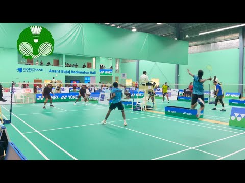 HARIHARAN/RUBAN KUMAR V/S ARUN GEORGE/SANYAM ALL INDIA SENIOR RANKING BADMINTON TOURNAMENT HYDERABAD