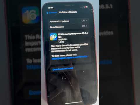 iOS 16.5.1 (a) security response update is out