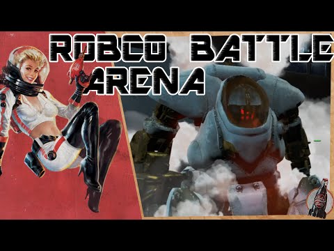 Fallout 4 - Battling Waves of Robots! | Robco Battle Arena Strategy