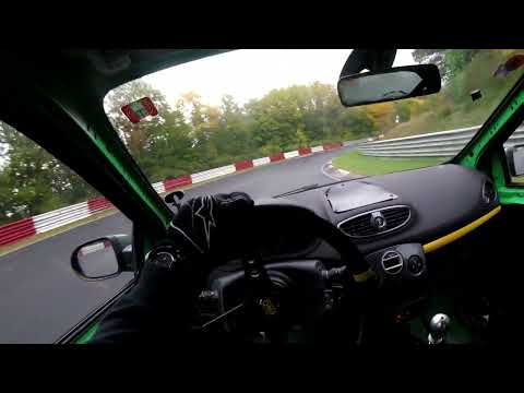 Clio Rs Cup Touristenfahrten Nordschleife 15.10.2022 Full Wet Michlein PS