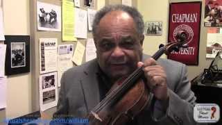 How much pressure to use on the violin with your left hand?