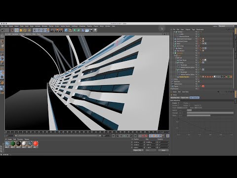 Cinema 4D Tutorial How to Create a Space Colony Intro