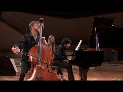 Cesar Franck sonata in A major, 4th mov, double bass, Matthew McDonald, piano Yannick Rafalimanana