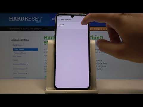How to Enter Auto Correction Options in LG V60 ThinQ – Locate Auto Correction Settings
