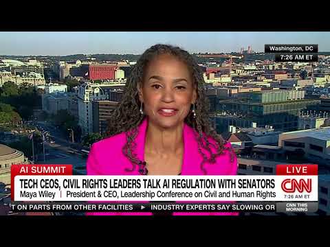 Maya Wiley Joins CNN This Morning to Discuss Insight Forum & AI Regulations