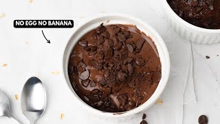Chocolate Protein Baked Oats | NO BANANA