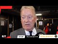 EUBANK V SAUNDERS FRANK WARREN CONFIRMS BILLY JOE SAUNDERS TALKS BEN DAVISON THROWING IN TOWEL