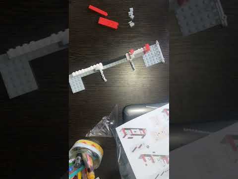 1 часть сборки Лего магазина 'Магнит'