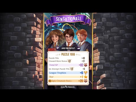 Harry Potter Puzzles & Spells ⫸ House Pride Individual Competition ⫷ Level 51 Puzzles 1553–1554–1555
