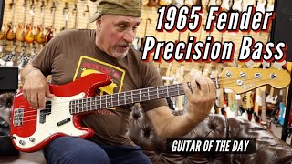 Video thumbnail for 1965 Fender Precision Bass Dakota Red | Guitar of the Day - Roberto Vally by Normans Rare Guitars