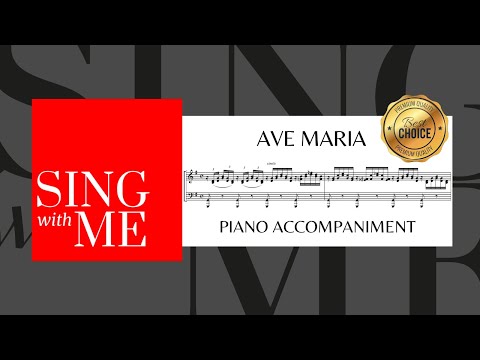 Ave Maria - Accompaniment Medium Voice - G Major - Schubert