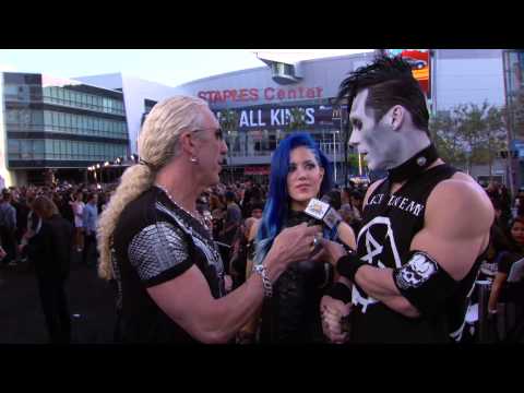Doyle Wolfgang von Frankenstein and Alissa from Arch Enemy at 2014 Revolver Golden Gods