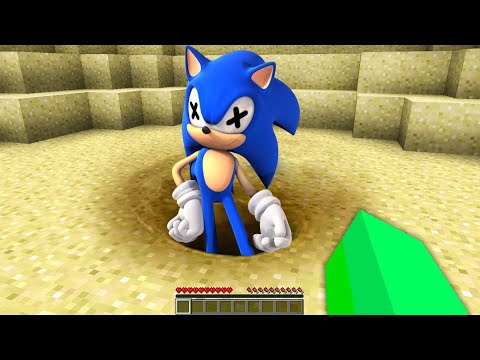 QUE FAIT SONIC 2 DANS LES SABLES MOUVANTS SUR MINECRAFT !