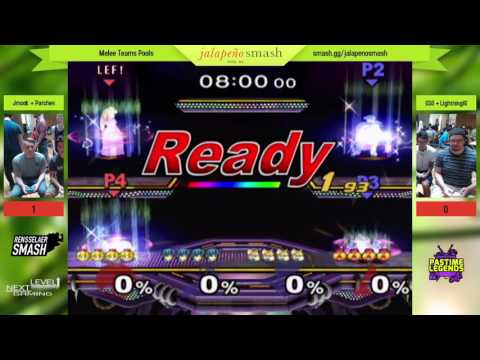 Jalapeño Smash 2v2: Jmook + Patches (Red) vs GSO + Lightning (Blue)
