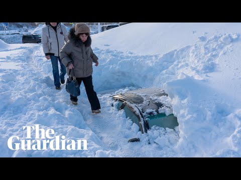 Record snowfall in Russia's far east buries region in 2 metres of snow