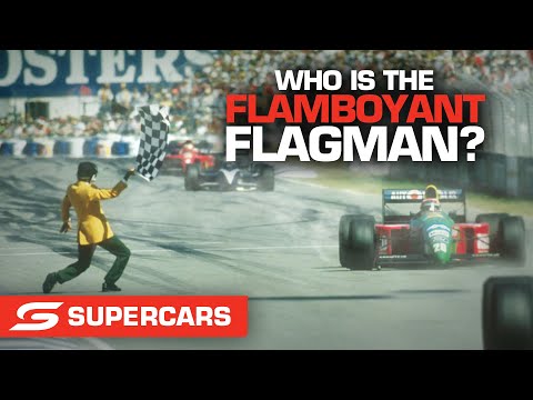 Who is the flamboyant Formula 1 flagman? - VALO Adelaide 500 | Supercars 2022