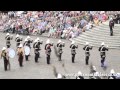 Band of HM Royal Marines School of Music Beat Retreat At Guildhall Square Portsmouth 8th August 2014