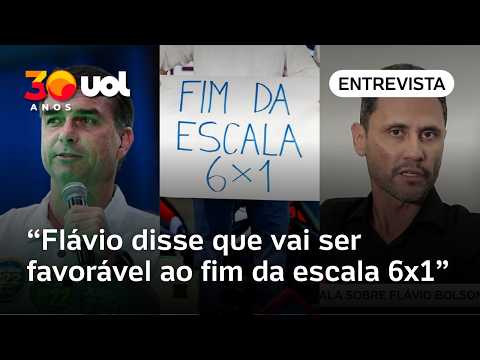 Flávio Bolsonaro vai votar pelo fim da escala 6×1, diz Cleitinho