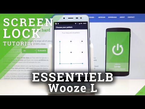 How to Add Screen Lock in ESSENTIELB Wooze L – Add Password / Pattern / PIN