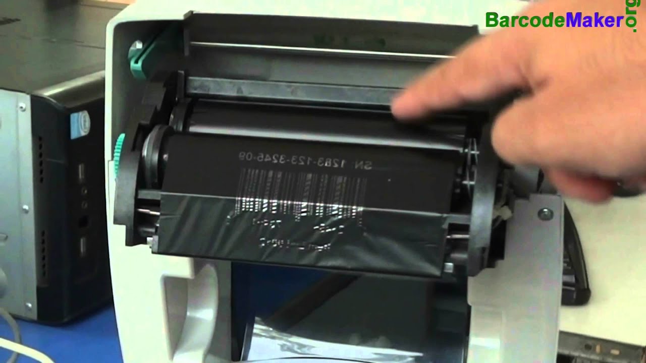 Thermal printing process: print barcode labels using Zebra Printer