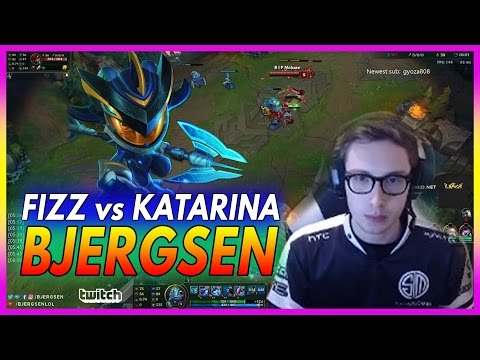 424. Bjergsen FIZZ vs Katarina Mid - March 11th, 2017 - Patch 7.5 Season 7