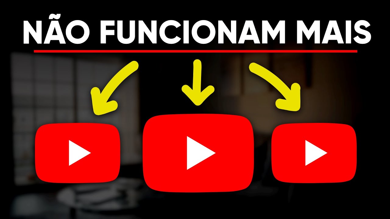 4 COISAS QUE NÃO FUNCIONAM MAIS PARA CRESCER NO YOUTUBE