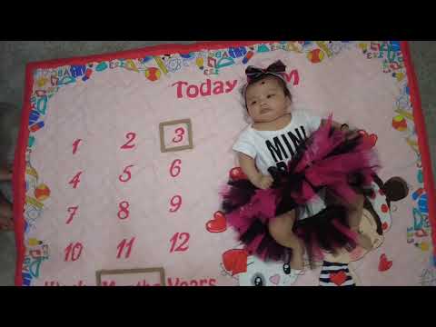 Atisha is 90days old. aaj Mera Happi wala bday month Hai!