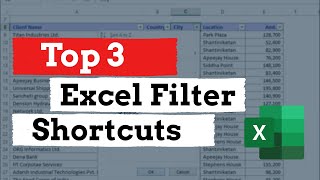 Excel Filter Shortcut keys | Top 3 Excel Filter Shortcuts