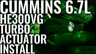 Cummins 6.7L HE300VG Turbo Actuator Removal & Installation (Ram 2013, 2014, 2015, 2016, 2017, 2018)