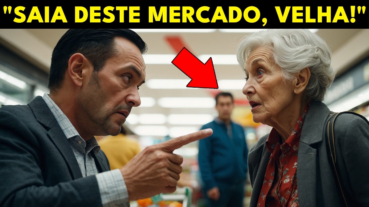 O GERENTE HUMILHA UMA HUMILDE SENHORA IDOSA, MAS QUANDO DESCOBRE QUE ELA É A DONA DO MERCADO...