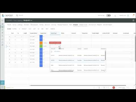 Setting Up A Sampling Table In Mx Deposit Software Microlearning
