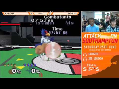 Attack on Southampton - Pools - Alpha Dash (Ice Climbers) vs Ducker (Falco)