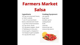 Farmers Market Salsa