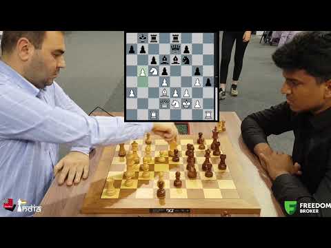 When you are winning but you blunder an entire queen | Mamedyarov vs Harsha | World Blitz 2022