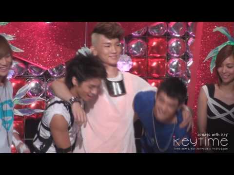 100730 Key imitates Miss A's leg lift @ MB