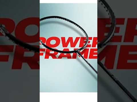 HUNDRED Aluminium Powertek 200 Badminton Racket with Head Cover (95G, Black) (92 GRAM) #BADMINTON