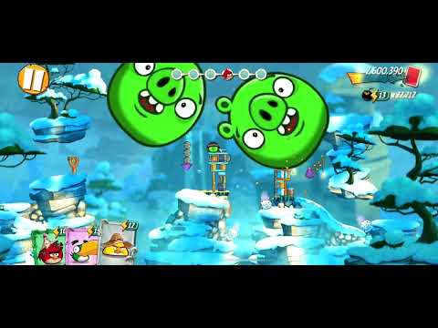 Angry Birds 2 snowflakes ❄️ Fun Level 372
