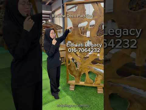 REVIEW DECO DEVIDER AKAR KAYU JATI