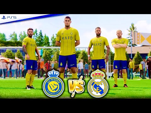 FIFA VOLTA - RONALDO, MESSI, NEYMAR, HAALAND ALL STARS | AL NASSR VS REAL MADRID