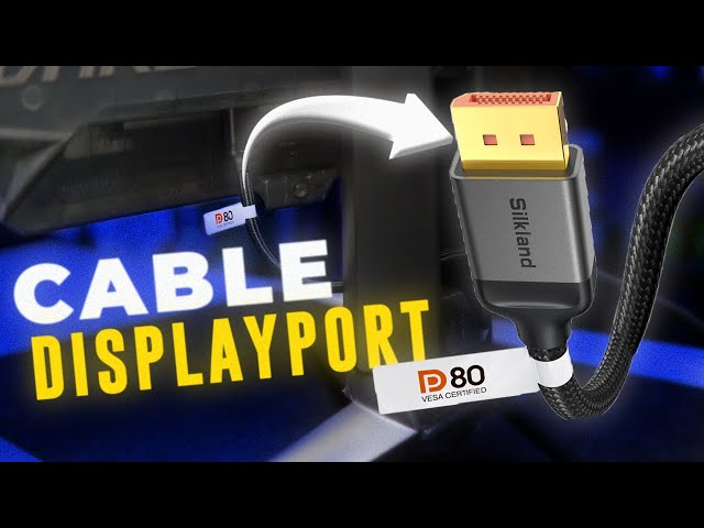 Vídeo relacionado con Silkland Cable DisplayPort 2.1 80Gbps 2M [Certificado VESA] DP80, [8K@240Hz, 4K@540Hz 360Hz 240Hz, 16K@60Hz] Cable DP 2.1, Compatible con FreeSync, HDR, DSC per Monitores Gaming, 5090 7900XTX - S1334