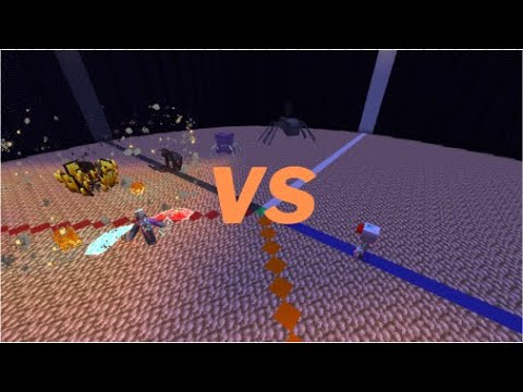 Illagers e Mutantes VS Defensor - MINECRAFT - Luta de Mobs ep. 26