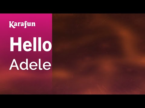Karaoke Hello - Adele *