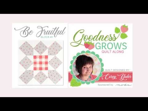Goodness Grows Block 1 Sew Sampler Box- EXCLUSIVE PATTERN TUTORIAL! | Fat Quarter Shop