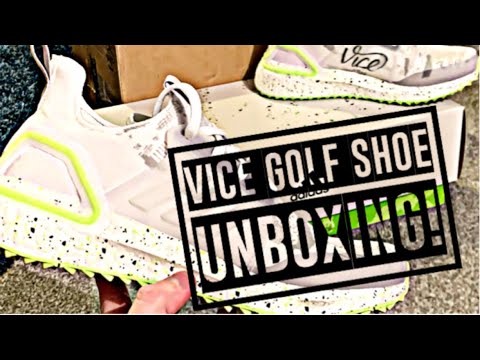 Vice Golf Shoe Unboxing (Adidas Collaboration Special Edition)