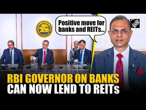 RBI Governor replies to ANI’s question on lending for Real Estate Investment Trusts | MPC Meeting
