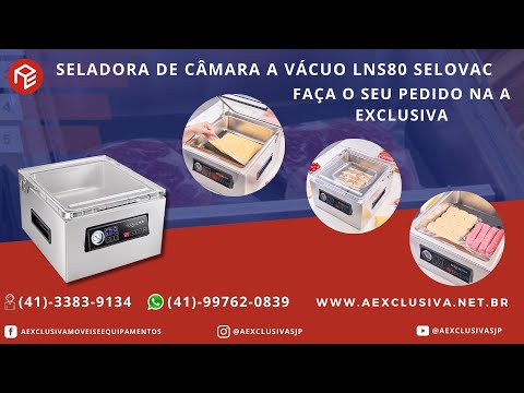 Seladora de Câmara a Vácuo LNS80 Selovac NEO
