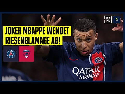 Mbappe bringt Power! B-Elf lässt sich fast von Letztem düpieren: PSG - Clermont 1:1 | Ligue 1 | DAZN