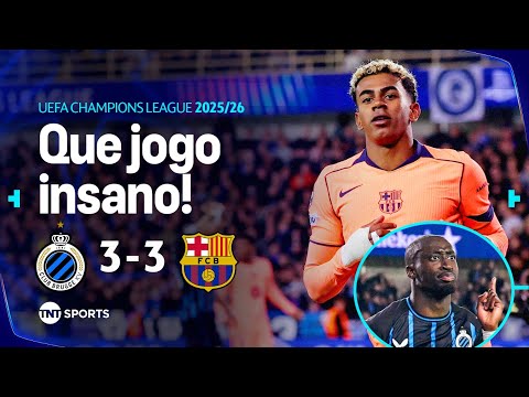 Gols e lances de Club Brugge x Barcelona